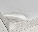   Vízhatlan matracvédő, légáteresztő lepedő babaöbölbe 50x90 cm
