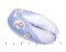   Kifli alakú szoptatós párna BABAKIRÁLY Maci és hold kis macikkal Kék