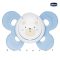   Cumi újszülötteknek 0-6 hó szilikon, Chicco PHYSIO COMFORT Blue Teddy ch07491121-teddy